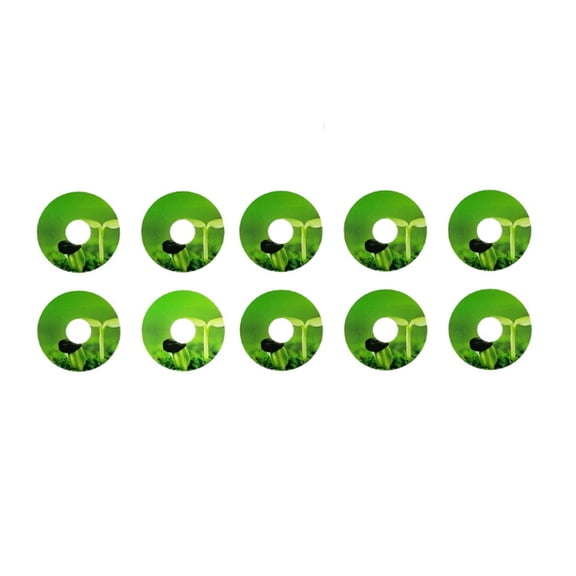 ZPAQI Seed Pot Labels 10pcs/set Grow Baskets Self Adhesive Sticker Tag Decor for Mark Plants and Understand Plant Growth