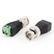 thumbnail image 1 of Adaptador de conector macho BNC para cámara de video CCTV negro y verde, 2 piezas, 1 of 1