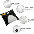 thumbnail image 4 of Acheng Cute Penguin Print Throw Pillow Covers Versatile Sofa Pillow Covers,Couch, Sofa, Home Decor  2pcs White, 4 of 6