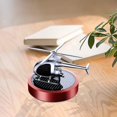 thumbnail image 3 of Solar Car Air Decoration Shaped Design Rotation Small Auto Interior Ornament for Car Vehicles Home Desk Ornament Red, 3 of 8
