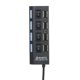 thumbnail image 2 of Concentrador Usb de 4 Puertos Concentrador de Carga Usb 2.0 Interruptor Independiente Indicador Led MABOTO Concentrador USB, 2 of 7