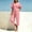 Pink(New), variant on PNTUTB Women’s Fashion V-Neck Short Sleeve ASdjustable Strap Zipper Pockets Jumpsuit Pants