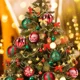 thumbnail image 4 of 6 piezas de adornos de bolas de Navidad, copos de nieve de Papá Noel, colgante para árbol de Navidad, regalos de Navidad para el hogar, decoración de fiesta de Navidad, 4 of 6