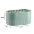 thumbnail image 3 of VBXOAE Stackable Round Ice Tray Set with Lid-Easy Release Ice Ball Maker for Cocktails,Coffee,Drinks,Space-Saving Design,Durable Food-Grade Material,Makes 72 Round Ice Balls,Green, 3 of 7