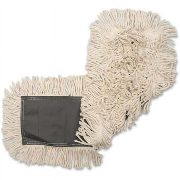 Genuine Joe Disposable Dust Mop Refill - 5" Width x 36" Length - Cotton, Synthetic | Bundle of 5 Each