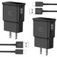 thumbnail image 1 of CHAO Cargador rápido tipo C para teléfono Samsung, bloque de carga USB-C, paquete de 2, 1 of 5