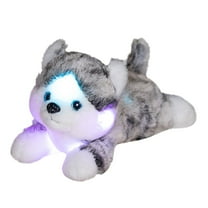FANSHAYTTT Glowing Toy Light Up Cuddly Dog Stuffed Toy Baby Soothing Doll With LED Baby Talking Boys Singing And Dancing Kids Push Chicken for Kids with Sound Boy Dolls Baby under 50 Easter Eggs for