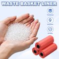 thumbnail image 5 of Uxcell 300 Counts/20 Rolls Mini Trash Bag, 0.5 Gallon Plastic Garbage Bags Unscented Wastebasket Liner for Bathroom Office Bedroom Kitchen Small Desktop Garbage Can, Green, 5 of 7