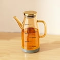 thumbnail image 1 of Oil Bottle Dispenser for Kitchen with -Free Spout - Olive Oil Pourer Bottle for Cooking Barbecue Air Fryer Frying Durable Stainless Steel Tip Leakproof Kitchen Tool, 1 of 3