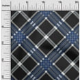 thumbnail image 1 of oneOone Silk Tabby Fabric Tartan Check Print Fabric By The Yard 42 Inch Wide, 1 of 4