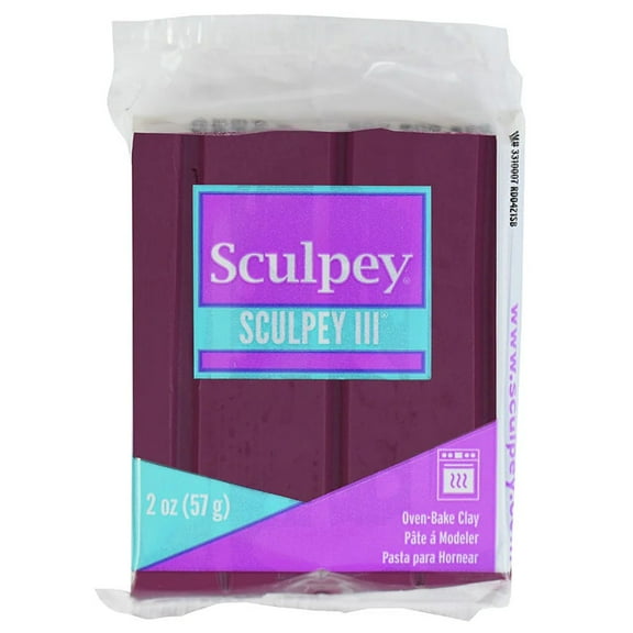 Sculpey III Oven-Bake Clay 2oz-Plum