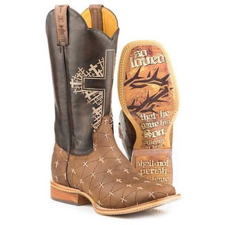 NEW TIN HAUL men\'s land of the free boots in marbled brown vamp Men main image 4