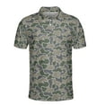 thumbnail image 2 of Backwoods Camo Polo Shirt for Men Short Sleeve Outdoors Fishing Hunting, 2 of 5