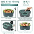 Electric Lunch Box Food Heater 60W, Portable Food Warmer Self Heating