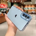 thumbnail image 4 of Compatible with Samsung Galaxy A14 5g 6.6” Phone Case Luxury Plating Cute Elegant Love Heart Cover with Camera Protection Soft Silicone Shockproof Electroplated Bumper for Women Girl (Blue), 4 of 10