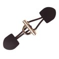 thumbnail image 1 of Women's Coat Belt Buckles Replacement Garment Buttons with Metal Hardware for Decoration Coffee, 1 of 9