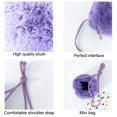 thumbnail image 3 of Kids Girls Fluffy Cross body Purse Fuzzy Bag Plush Bag, 3 of 6
