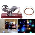 thumbnail image 2 of LEEYNEER Stirling Engine Clearance! Toy Motor Air Engine Educational Electricity Model Education Mini Engine Clearance Toys 1 Set of Engine Model, 2 of 6