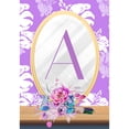 thumbnail image 2 of America Forever Spring Monogram Garden Flag Letter A 12.5 x 18 inches Double Sided Vertical Outdoor, Yard, Lawn, Beautiful Floral Design, White Flower, Summer Floral Garden Flag, 2 of 5