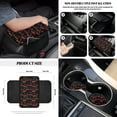 thumbnail image 5 of Renewold Cherry 12 Pcs Front Car Seat Cover Full Set with Driver Seat Cover Steering Wheel Cover Seat Belt Pads Armrest Cover Coasters Trash Bag Air Vent Storage Bag Rearview Mirror Cover Keychain, 5 of 7