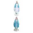 thumbnail image 1 of Figura de la Santísima Virgen María Personaje Escultura Estatua Decoración 15cm Bendita Abrigo azul de 15 cm, 1 of 9
