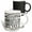 Multicolor, variant on 3drose, Modern Black and Image of Gold Brush Stroke Thirty Happy Birthday, 11oz Two-tone Green Mug