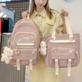 thumbnail image 4 of Kawaii Women Backpack Large Capacity Students School Bag For Teenager Girls Bookbag Laptop Rucksack Cute Female Travel Backpack, 4 of 4