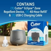 Cutter Eclipse Zone Mosquito Repellent Device, Outdoor Diffuser, 1 Count
