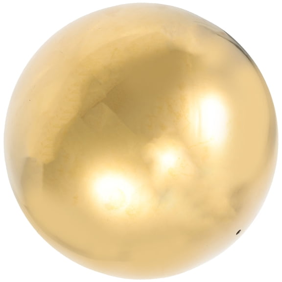 WRISTBIQUE Stainless Steel Golden Gazing Globe Mirror Sphere for Outdoor Garden and Patio Decoration