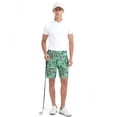 thumbnail image 4 of Mens Golf Shorts Stretch Bermuda Quick Dry Elastic Waist Relaxed Fit Shorts with Pockets, 4 of 6