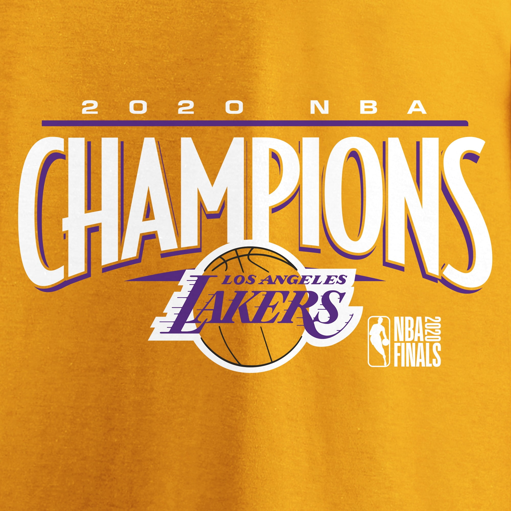 Women's Fanatics Branded Gold Los Angeles Lakers 2020 NBA Finals Champions  Streaking Dunk V-Neck T-Shirt