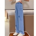 thumbnail image 6 of YunPes Star Baggy Jeans for Girls High Waisted Wide Leg Patchwork Jeans Trendy Y2K Streetwear Skater Denim Pants Aesthetic Trousers, 6 of 9