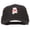 Black, variant on Alabama State Flag Map Embroidered Solid Cotton Pro Cap - Black OSFM
