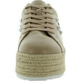 thumbnail image 4 of Steve Madden Womens Elodie Studded Flatforms Oxfords, 4 of 5