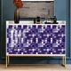 thumbnail image 4 of 10 piezas de pegatinas de mosaico duro morado planas impresas en 2D para papel tapiz de cocina y baño, calcomanías de pared despegables y adhesivas, 4 of 5