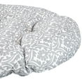 thumbnail image 5 of Sunnydaze Tufted Large Round Floor Cushion - Set of 2 - Unique Outdoor/Indoor Chair Cushions or Meditation Cushions - 300D Olefin with Polyester Fill - 22-Inch Diameter - Gray Damask, 5 of 6