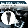 thumbnail image 3 of Perilla de cambio automático Unique Bargains para Chevrolet Sonic 2012-2017 No.42539376/95179700 perilla del cambio de marcha cubierta de bota de palanca de cambios de plástico, 3 of 6