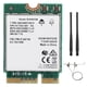 thumbnail image 1 of Tarjeta de red inalámbrica Bluetooth5.0 802.11ac M.2 Adaptador Wifi con antena 9560NGW 1730Mbps (deflector de antena de cable de conexión), 1 of 14