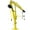 Yellow, variant on imerelez Hydraulic Pickup Truck Crane with Hand Winch , Pickup Truck Bed Hoist Jib Crane- 2000-Lb. Capacity yellow