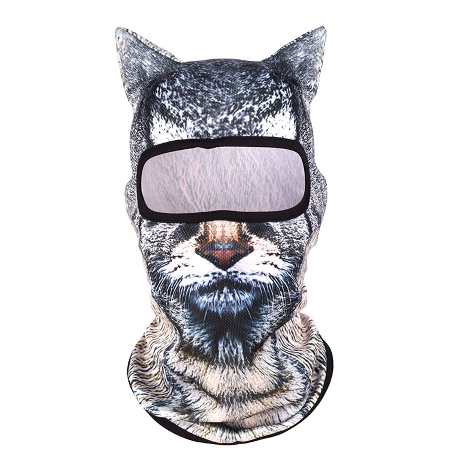 LANBB 3D Cat Ski Balaclava, Animal Ski Mask, Dog Ski Mask for
