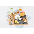 thumbnail image 4 of Cheese Board- Magnetic Cheese Plate Platter with 4 Cheese Knives and Chalk, 4 of 4
