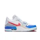 thumbnail image 4 of Zapatillas de baloncesto AIR JORDAN LEGACY 312 Low para hombre, amortiguadoras, antideslizantes, resistentes a la abrasión, color blanco, azul y rojo, 4 of 5