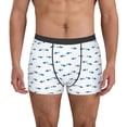 thumbnail image 1 of Fotbe Cute Shark Calzoncillos Tipo Boxer con Bolsa de Soporte Total para Hombre, X-Temp Fresco, Transpirable y de Secado Rápido-Small, 1 of 5