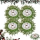 thumbnail image 1 of Manteles individuales de cedro artificial, manteles individuales de cedro sintético, manteles individuales de vegetación de cedro sintético redondos, manteles individuales de cedro para Navidad,, 1 of 7