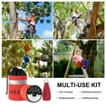 thumbnail image 7 of AOLEBA Arborist Throw Line Kit, Slick Arborist Rope Throw Weight Set with Reflective Storage Bag, 100% Polyester Rope, Arborist Equipment for High Limb, Throwing, Climbing, Tree Cutting - Red, 7 of 7