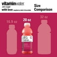 thumbnail image 6 of (4 pack) vitaminwater With Love Zero Sugar Raspberry Dark Chocolate Flavored Water Beverage, 20 fl oz Bottle, 6 of 13