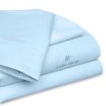 thumbnail image 2 of JS Sanders Wyoming King 84X84 Size 4pc Bed Sheet Set 800 Thread Count Luxury Softest Bedding Sheet Set Upto 15" Deep Pocket 100% Egyptian Cotton Light Blue Stripe, 2 of 7