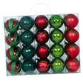 thumbnail image 4 of 40 adornos navideños colgantes de bolas con orificio para colgar, reutilizables, para el árbol de Navidad. Estilo D, 4 of 9