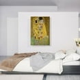 thumbnail image 2 of ARTCANVAS The Kiss - Rectangle 1907 Canvas Art Print by Gustav Klimt - Size: 40" x 26" (1.50" Deep), 2 of 9