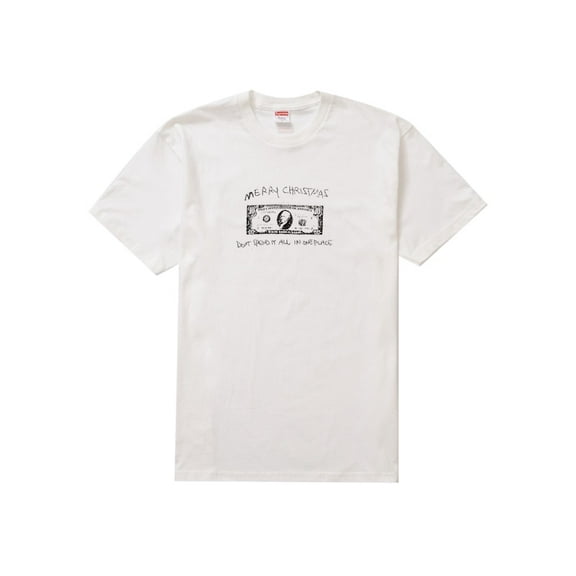 Supreme Men's Spend It Tee White, from StockX